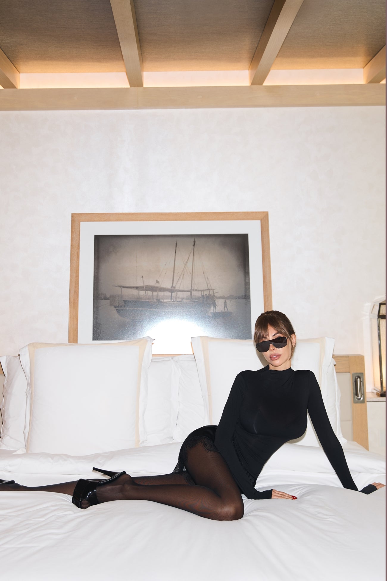 Toti black skort by SIXONYX